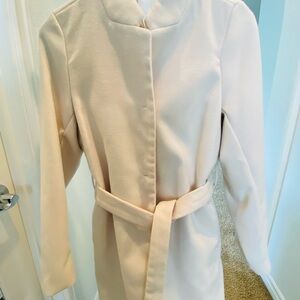 H&M Cream Belted Coat